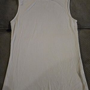 Sleeveless Cream Women's Top